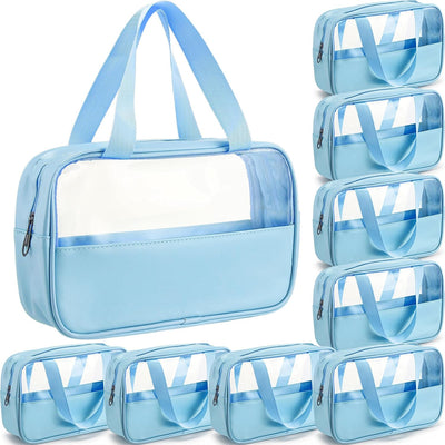 Bolsa maquillaje translúcida organizadora portátil