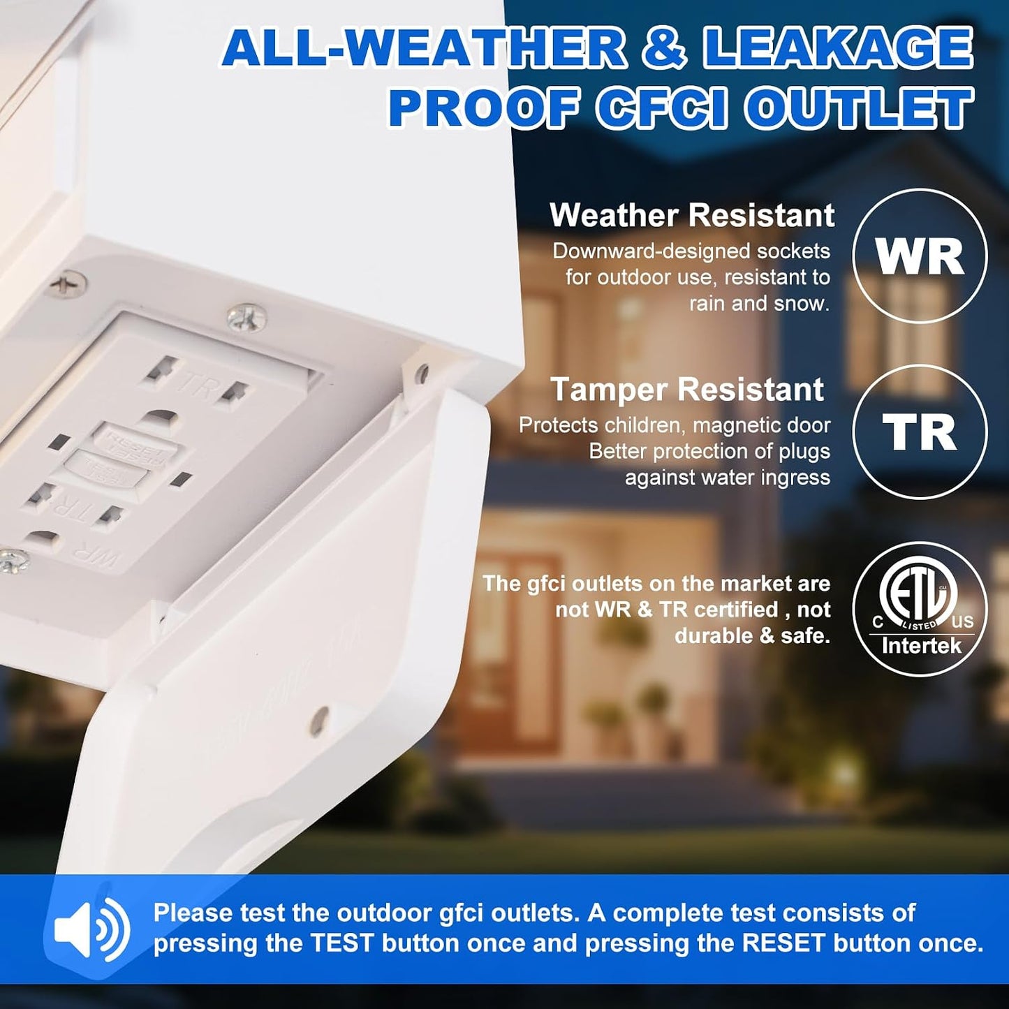 2 Luces Blanco Exterior con Sensor Amanecer Apliques Impermeables