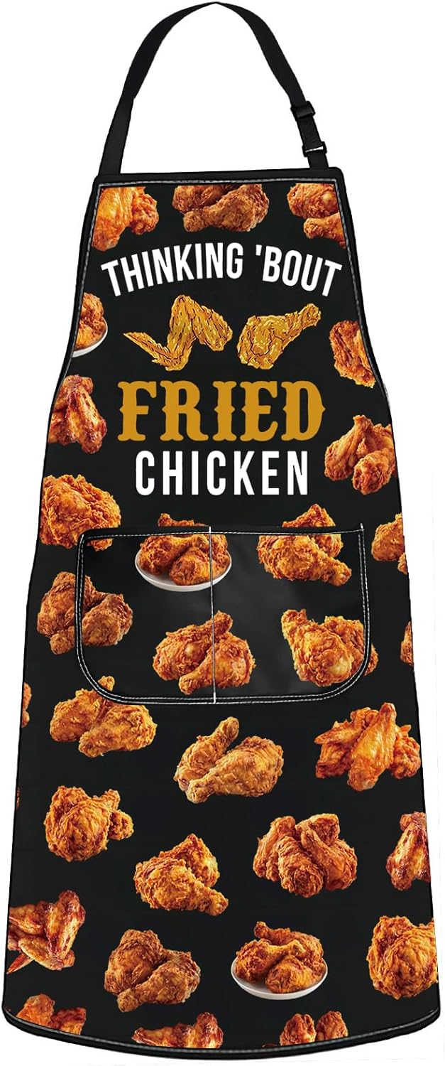 Delantal de chef de pollo frito para asar