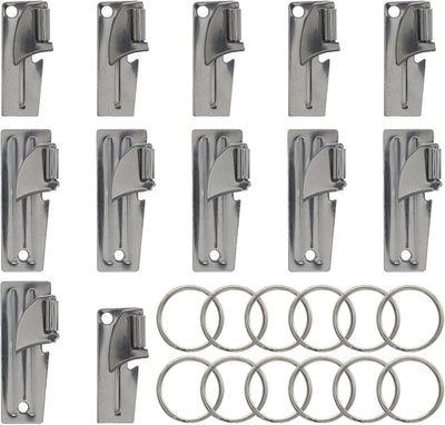 12 Abrelatas P-51 P-38 Militar Acero Inox Llavero