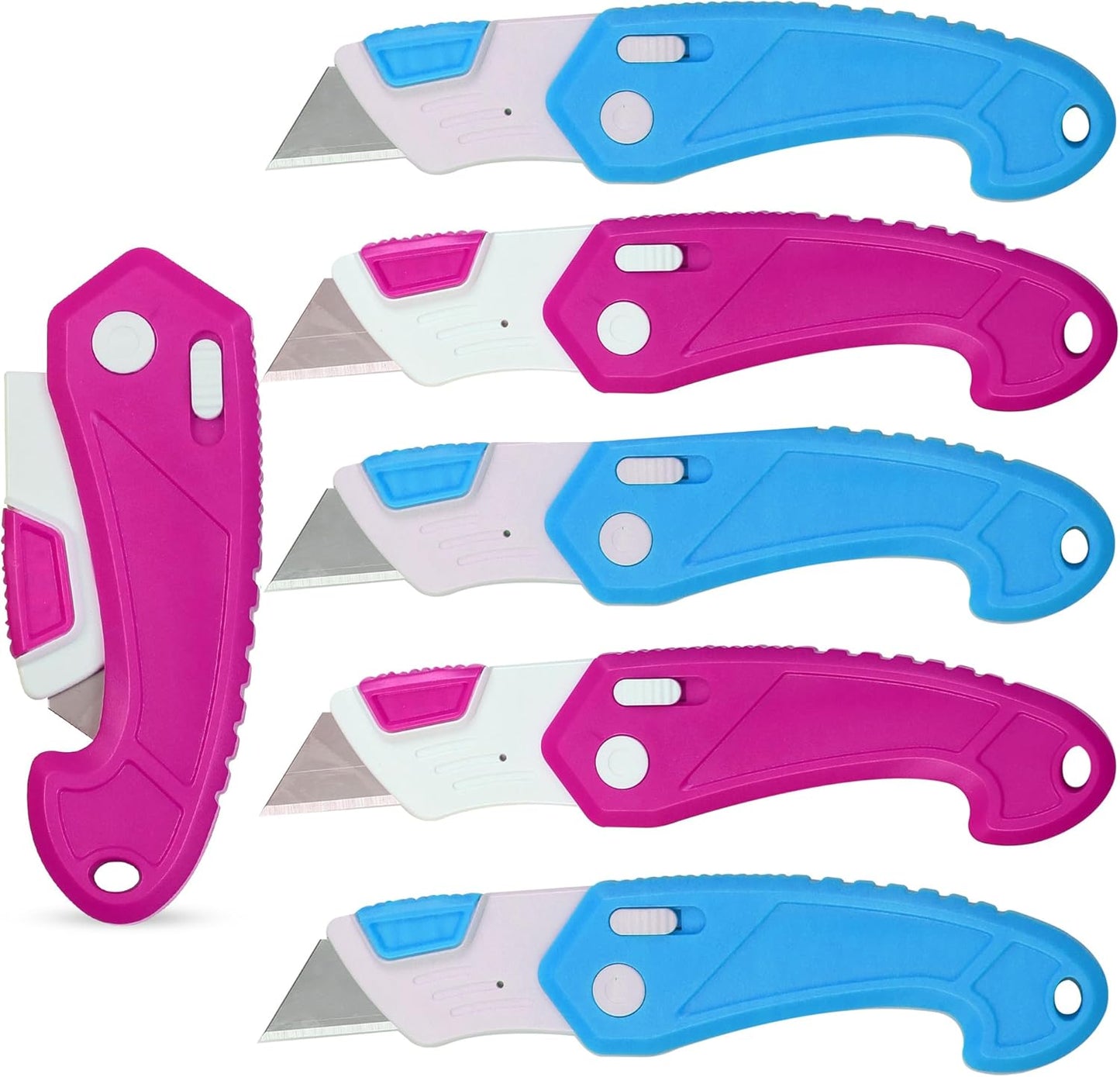 Cortador plegable plástico ABS rosa azul