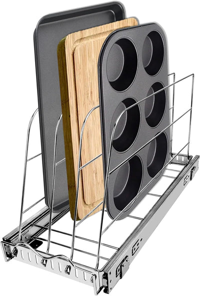 Organiz. bandeja extraíble gabinete 22x11x8.7pulg