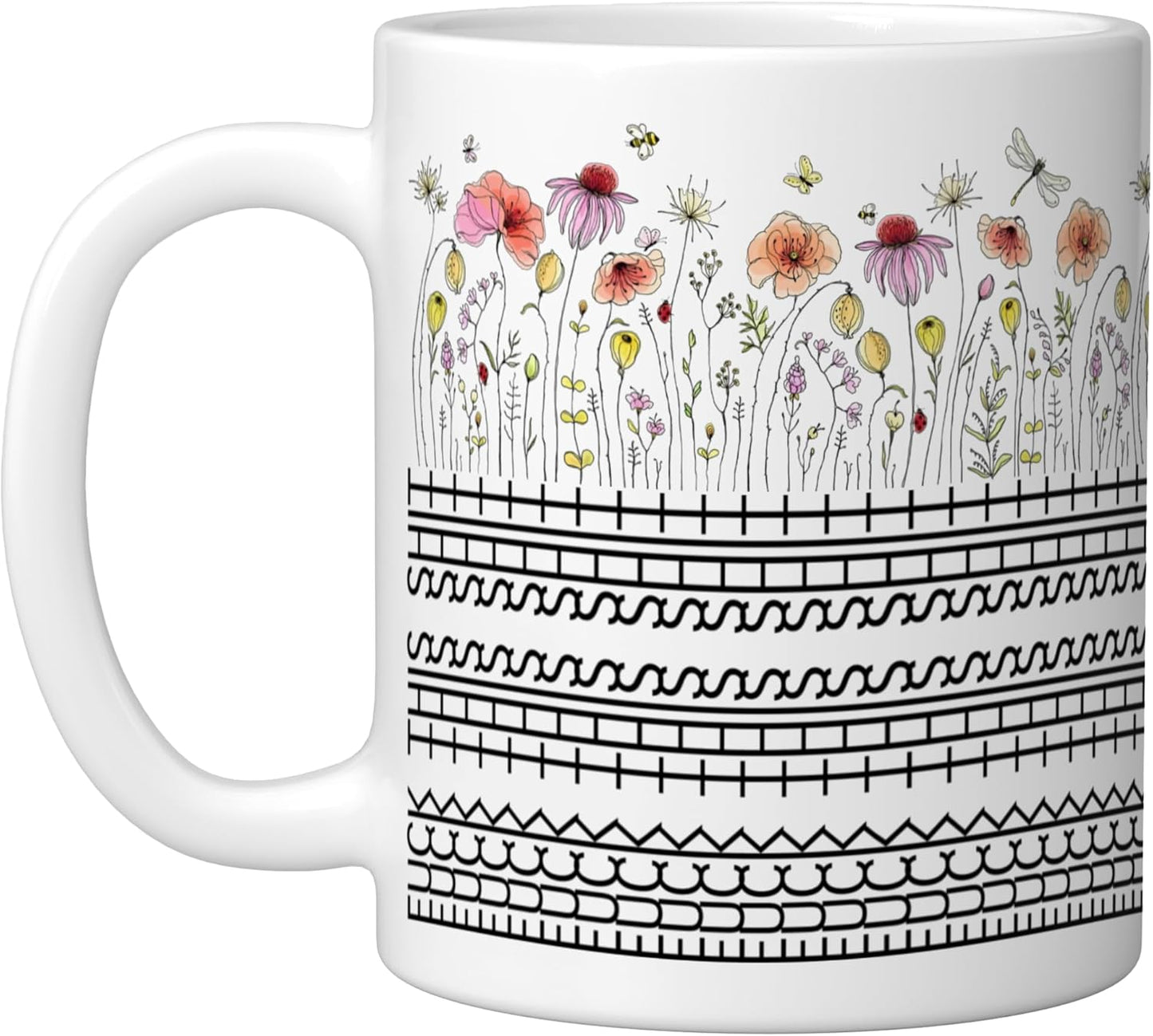Taza de cerámica sarcástica con mensaje oculto para compañeros de trabajo