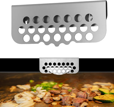 Puerta de grasa para parrilla Blackstone de acero inoxidable 28-36 pulg
