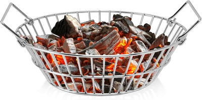Cesta carbón 13.75pulg acero inox para parrilla Kamado Joe