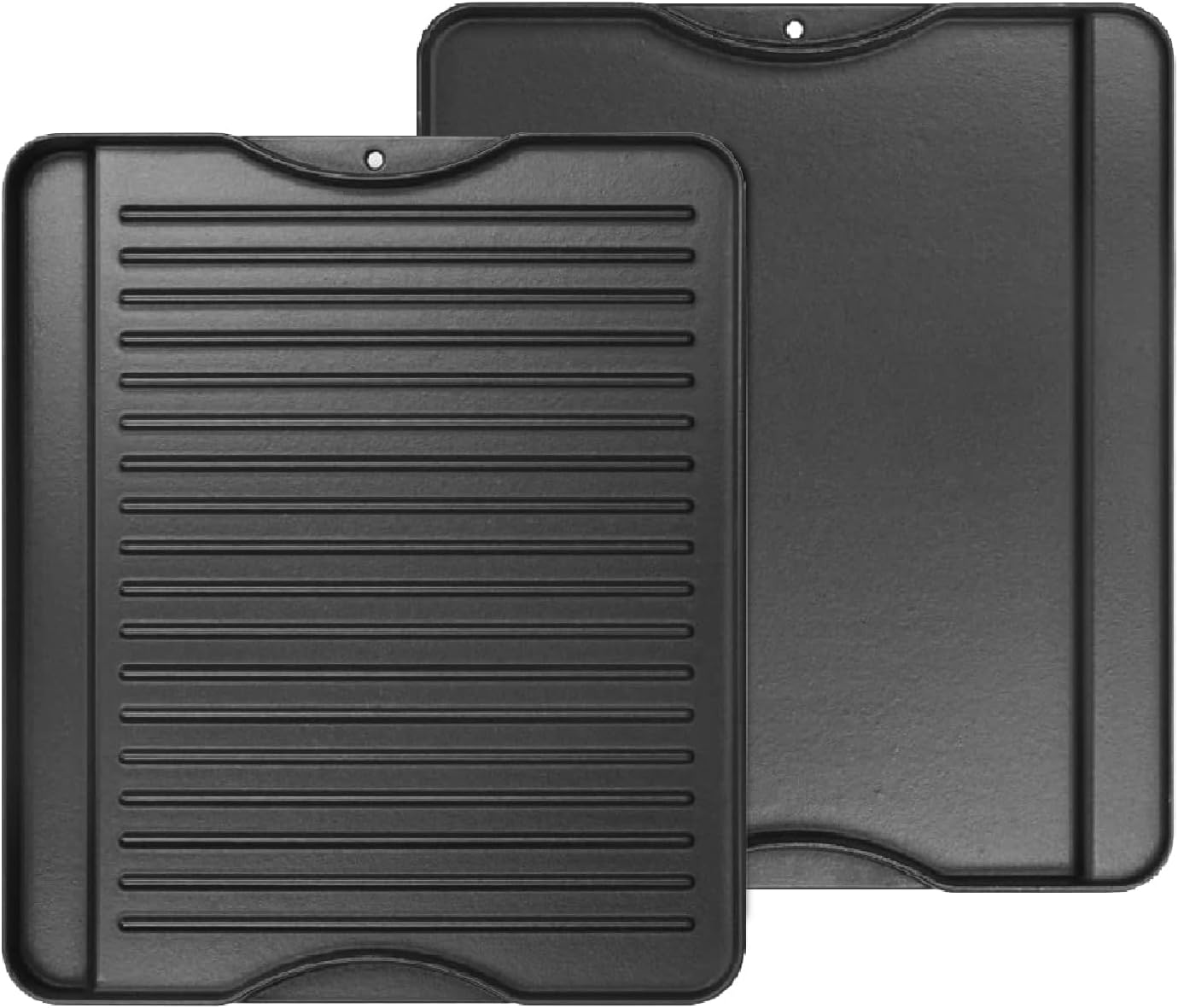 Plancha hierro fundido 14x16pulg reversible gas camping