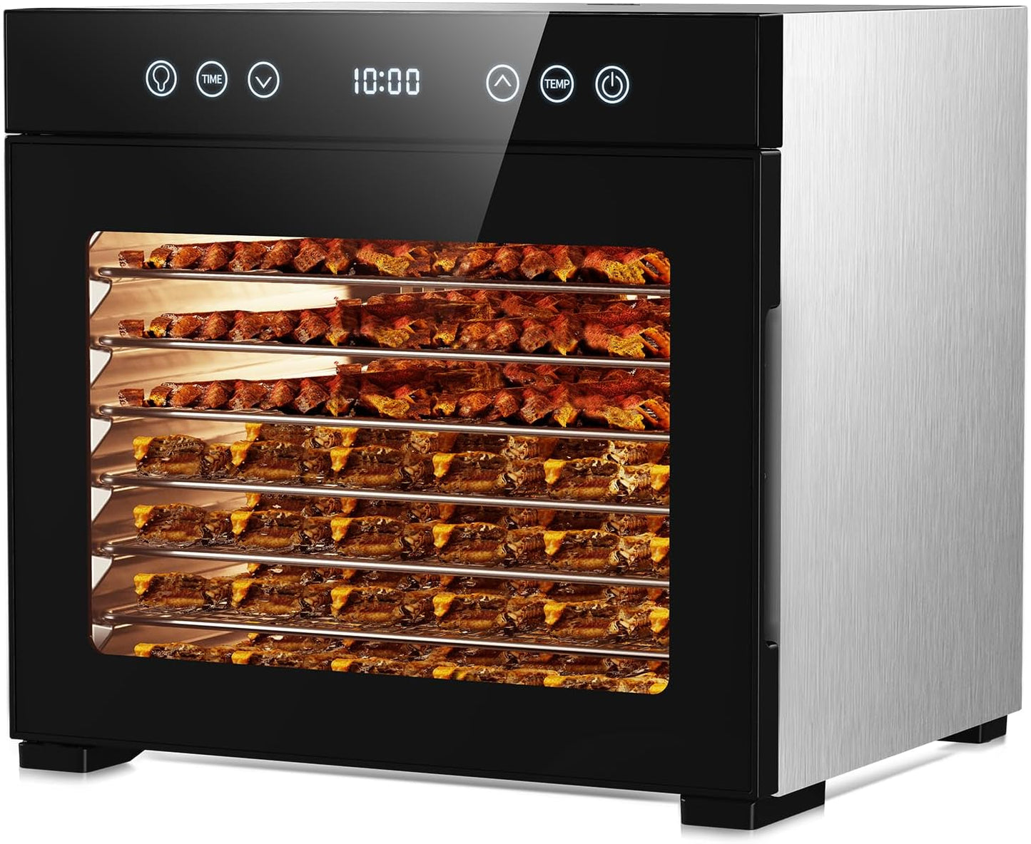 Máquina deshidratadora 8 bandejas acero inox temp. ajustable 48h
