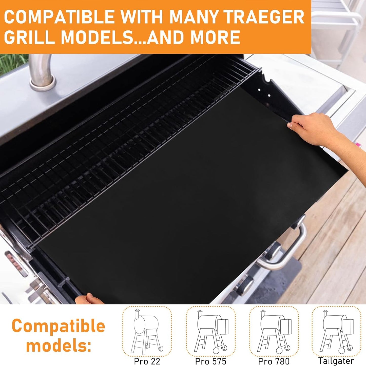Bandeja goteo comp Traeger Pro 575 22 780 Tailgater reutilizable