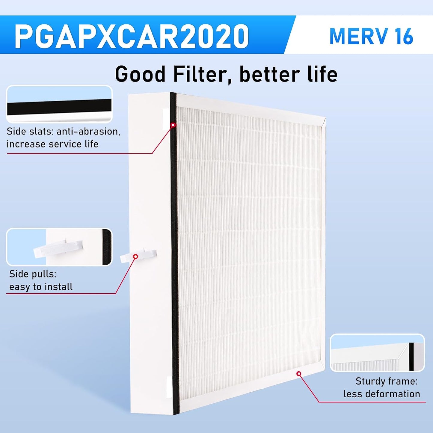 Filtro Merv16 Bryant/Carrier 20x20x3pulg