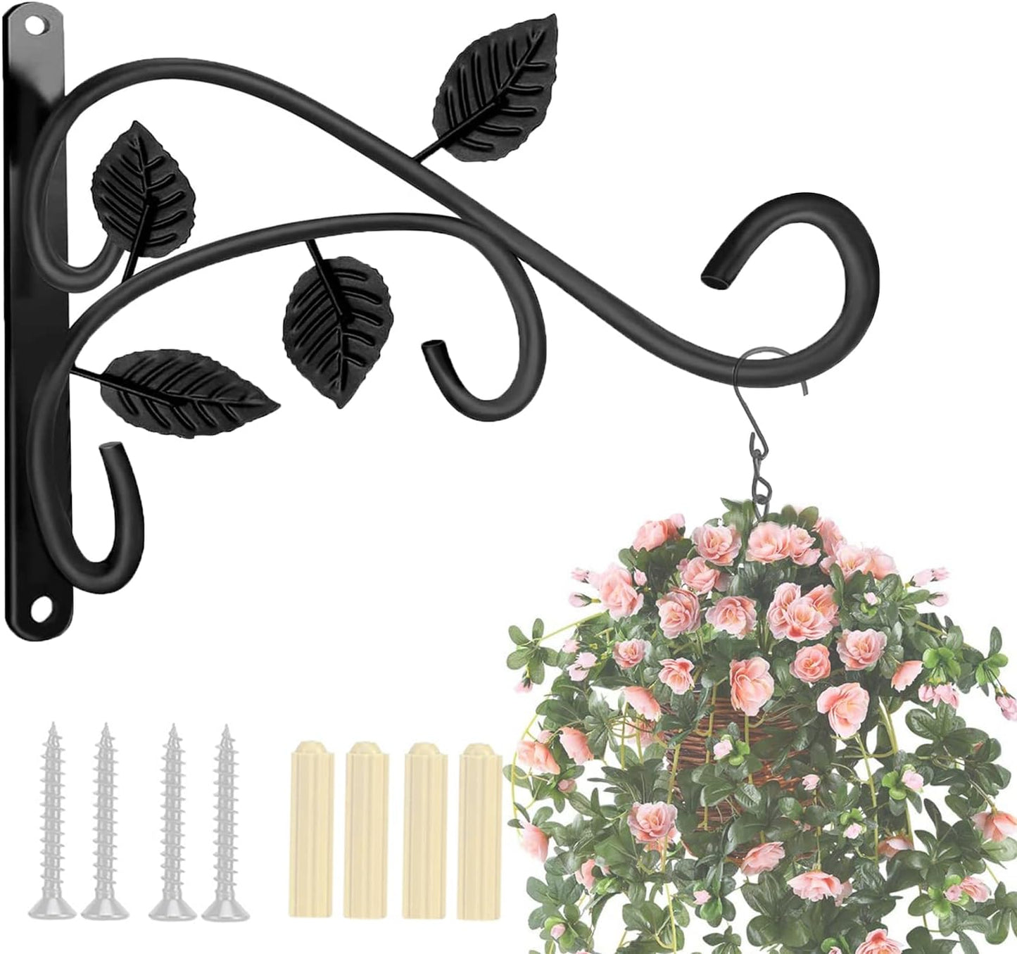 Gancho colgante para plantas de metal resistente