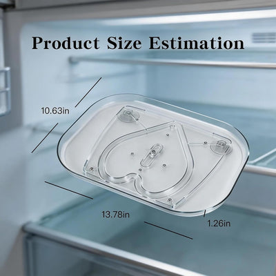 Paquete de 2 organizadores giratorios Lazy Susan de acrílico transparente