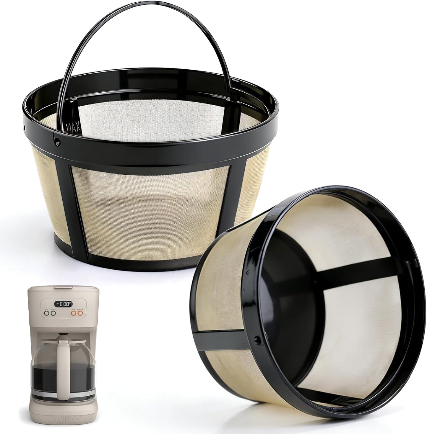 Filtros de café reutilizables para cafetera BELLA Pro 12 tazas