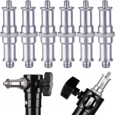 Adaptador trípode 1/4 a 3/8 pulg espiga soporte luz estudio