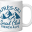 Taza Cerámica Après Ski Blanco Alpes Franceses