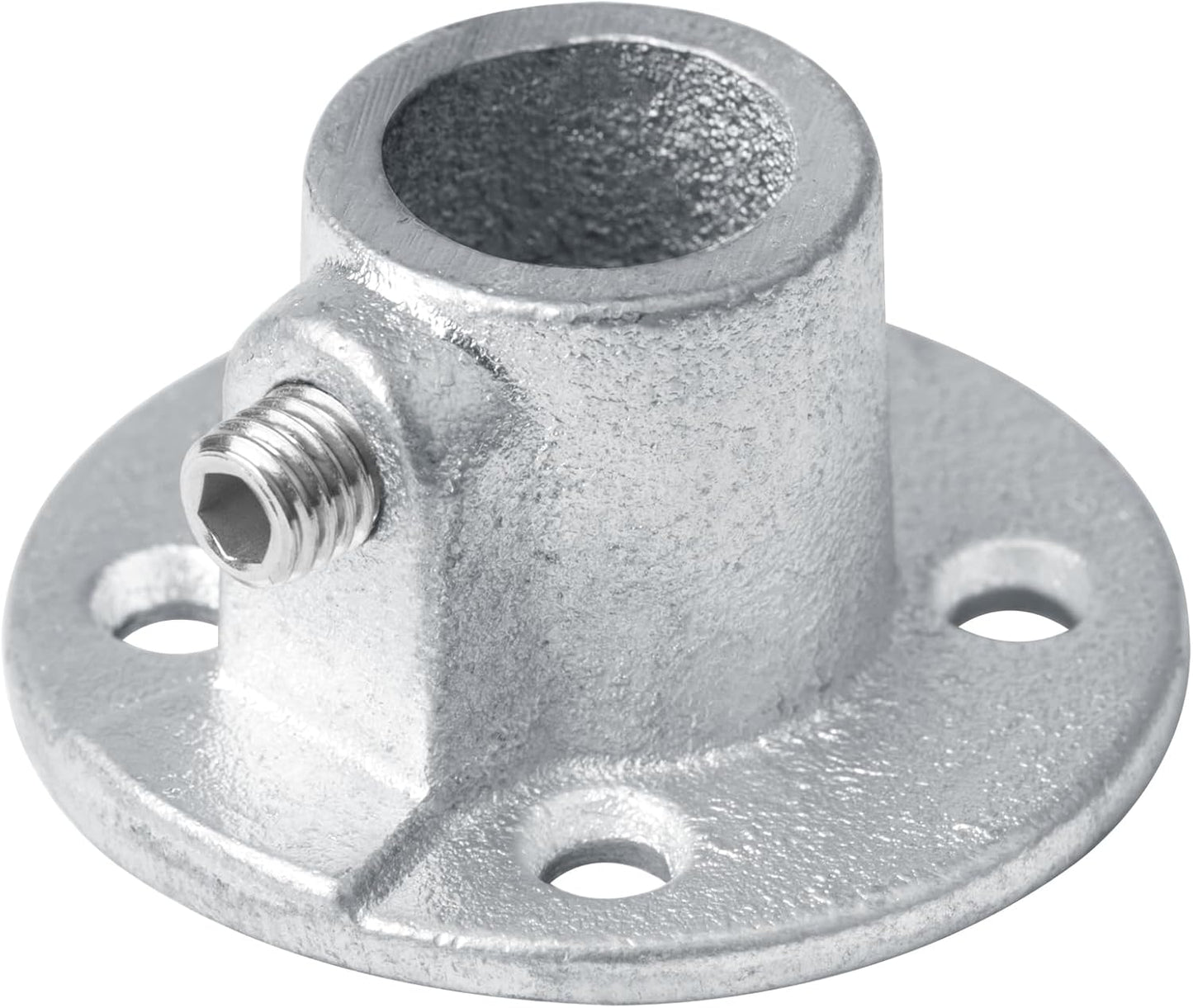 4 Pzas Base Brida Tubo Estructura 3/4pulg