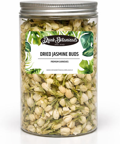 Brotes jazmín seco comestibles para infusiones y decoración