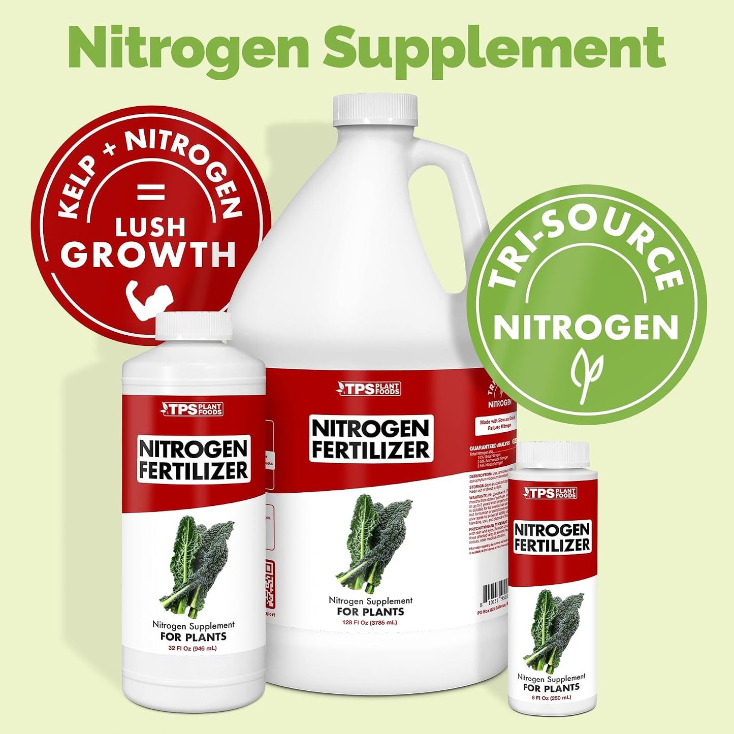 Nitrógeno líquido para plantas 8oz crecimiento vegetativo