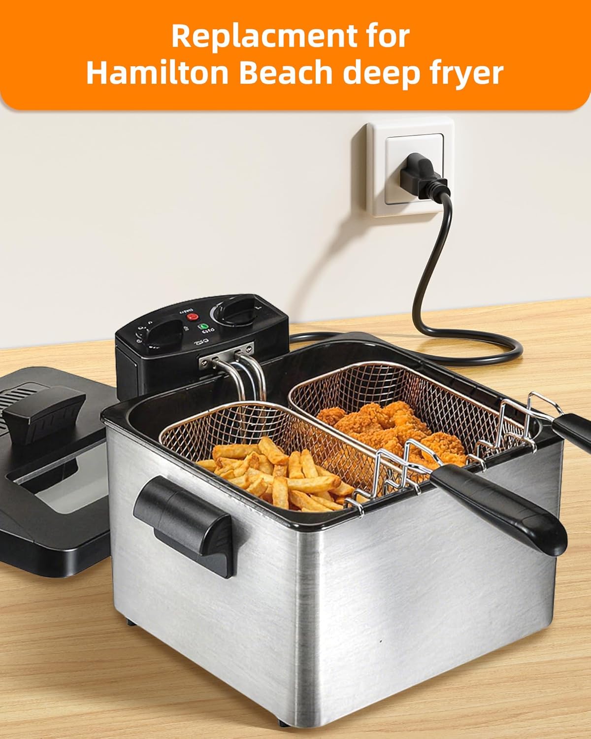 Cable repuesto freidora eléctrica Butterball XL/XXL Hamilton Beach