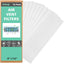 Paquete 10 Filtros Ventilación Piso 4x12pulg Blanco