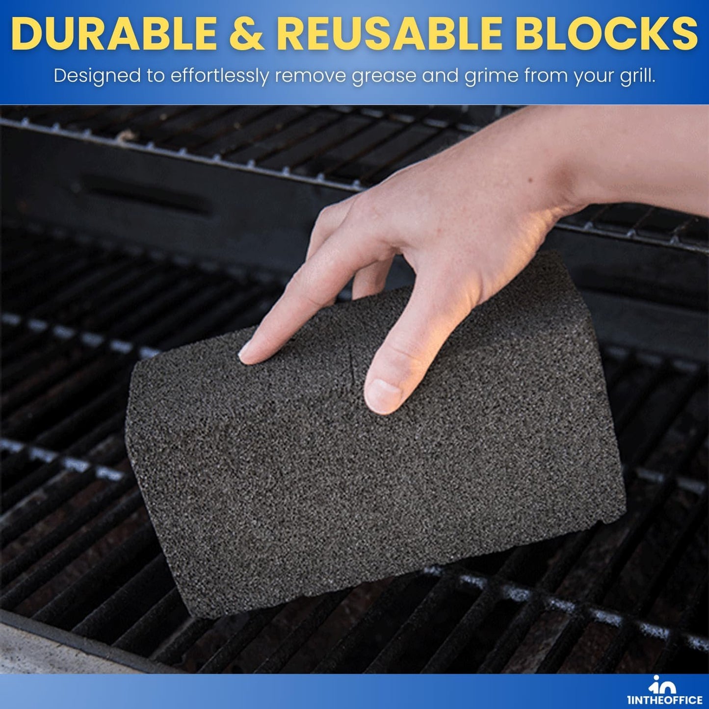 Ladrillo limpieza parrilla plancha reutilizable negro