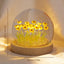 Lámpara de girasol luz nocturna decoración dormitorio mujer