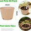 60 Pack Macetas Turba 4pulg Biodegradable con Etiquetas