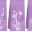 Toallas de cocina florales moradas botánicas lavanda 16 x 24