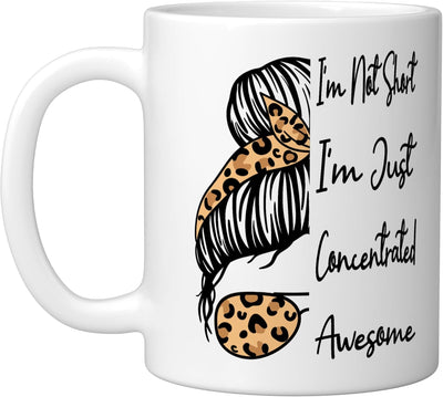 Taza Cerámica Chica Divertida para Niña Blanca