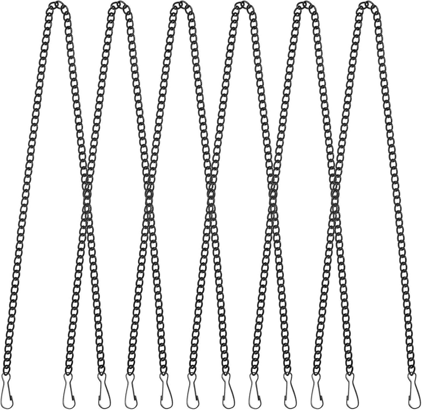 Pack 6 Cadenas Colgantes Ajustables 19.68pulg Para Plantas y Vidrio
