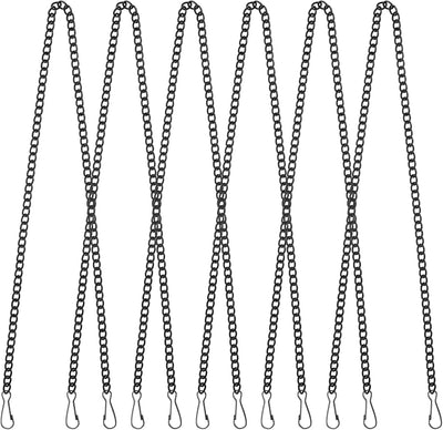Pack 6 Cadenas Colgantes Ajustables 19.68pulg Para Plantas y Vidrio