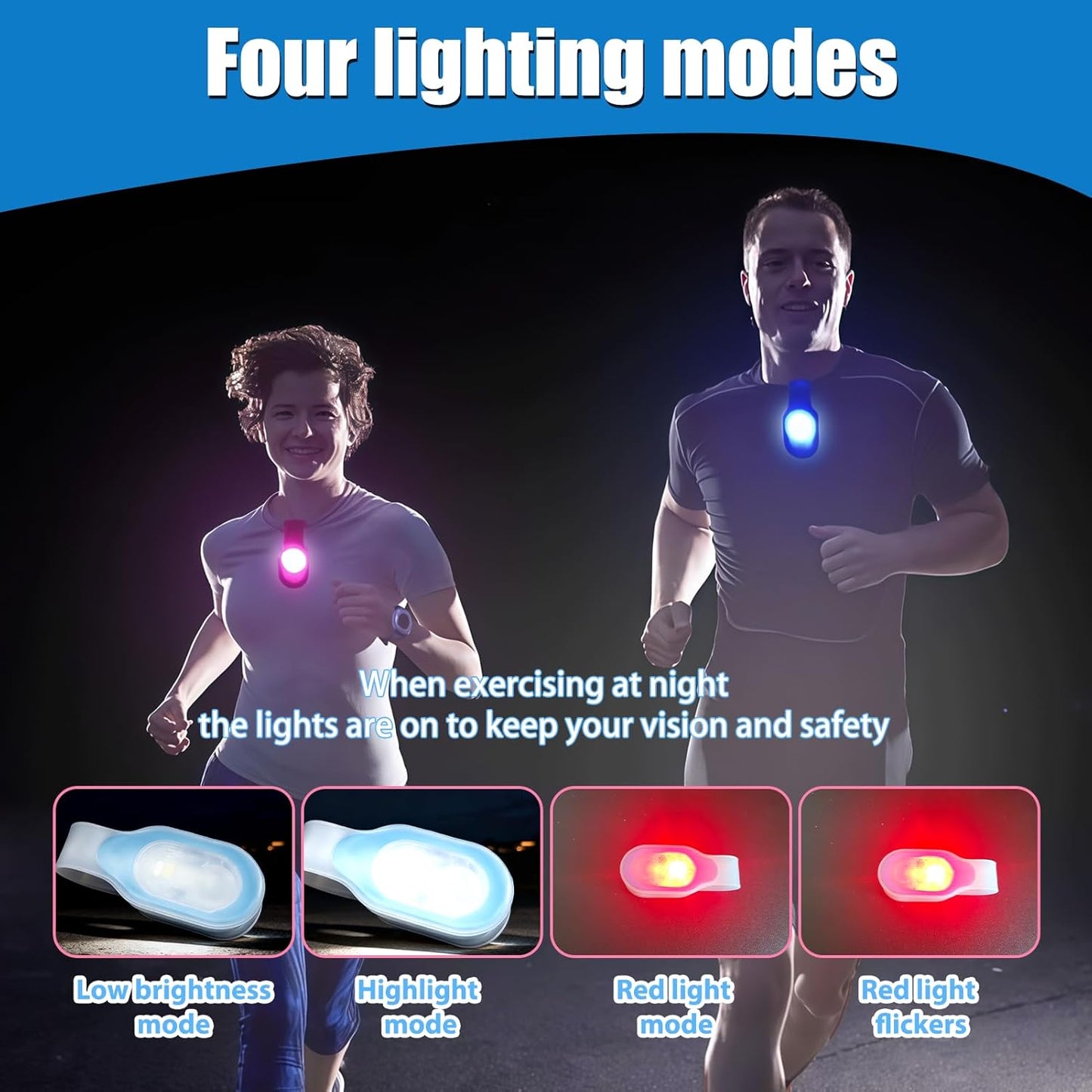 Linterna LED con clip magnético recargable para enfermera