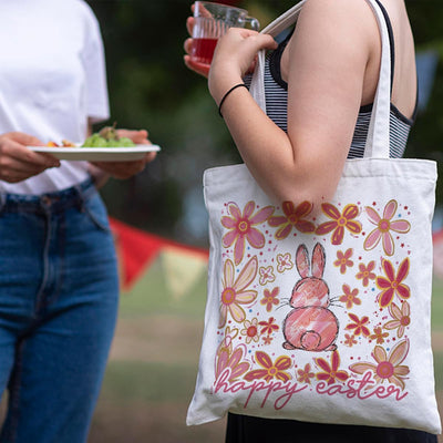 Bolsas bohemias conejo Pascua regalos mujer