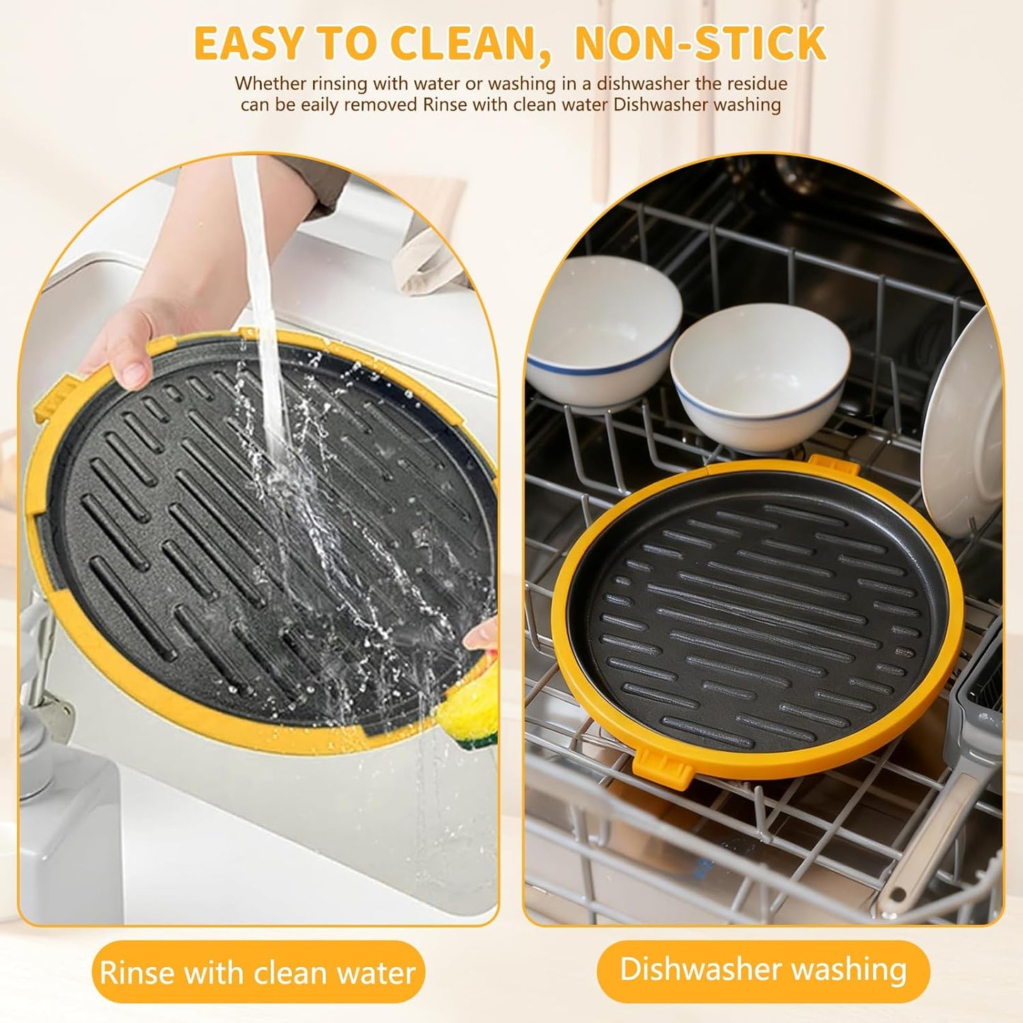 Set sartén para horno de microondas y fabricador de queso gratinado