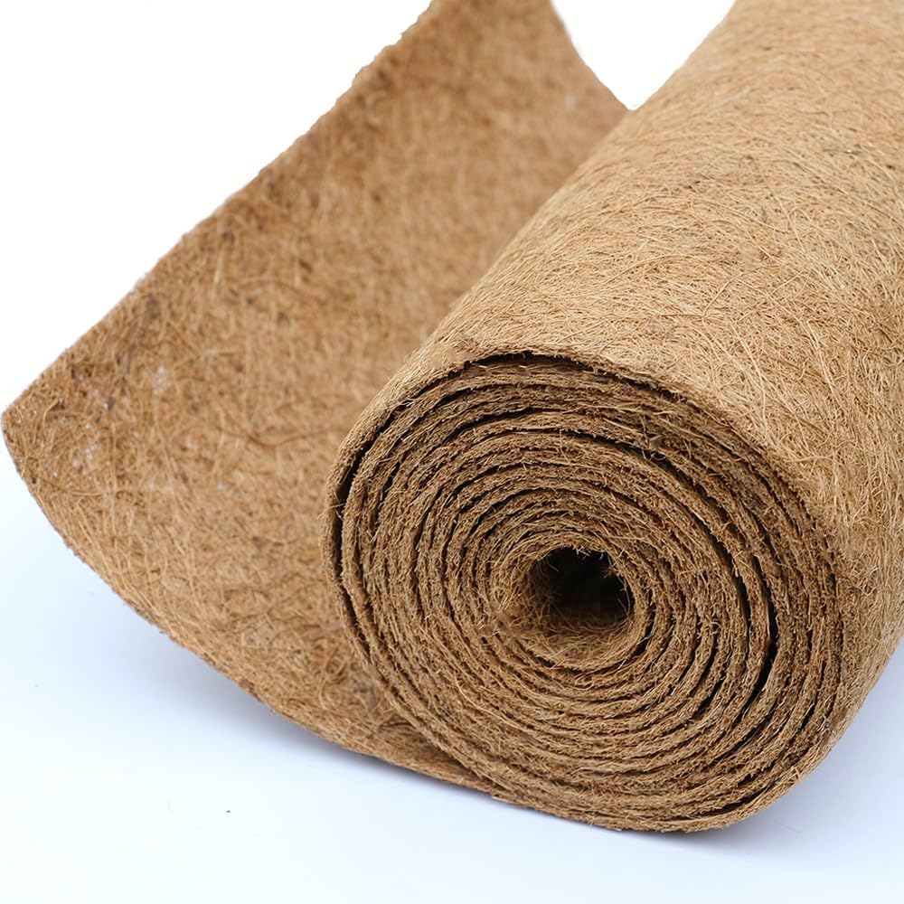 Forro coco natural 16x40pulg para macetas y jardín
