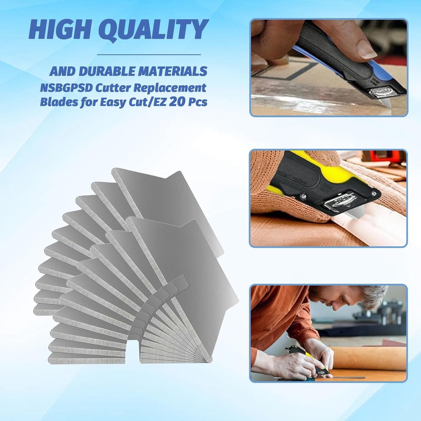Cuchillas repuesto Easy Cut/EZ 1000-4000 20uds
