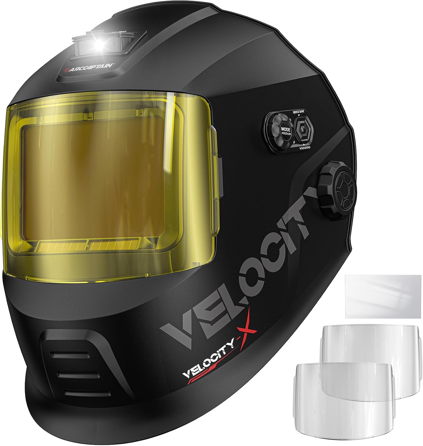Casco soldadura pantalla 4.6x3.2 luz LED visor automático