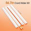 Ocultador cable 56.7pulg autoadhesivo para 1-2 cables pared