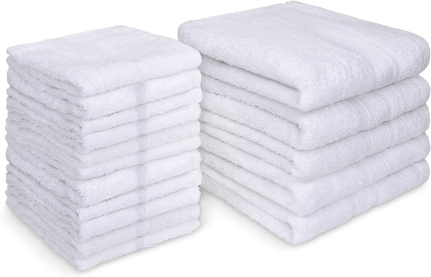 Toalla trapo blanco 100% algodón 30x30cm 10 libras