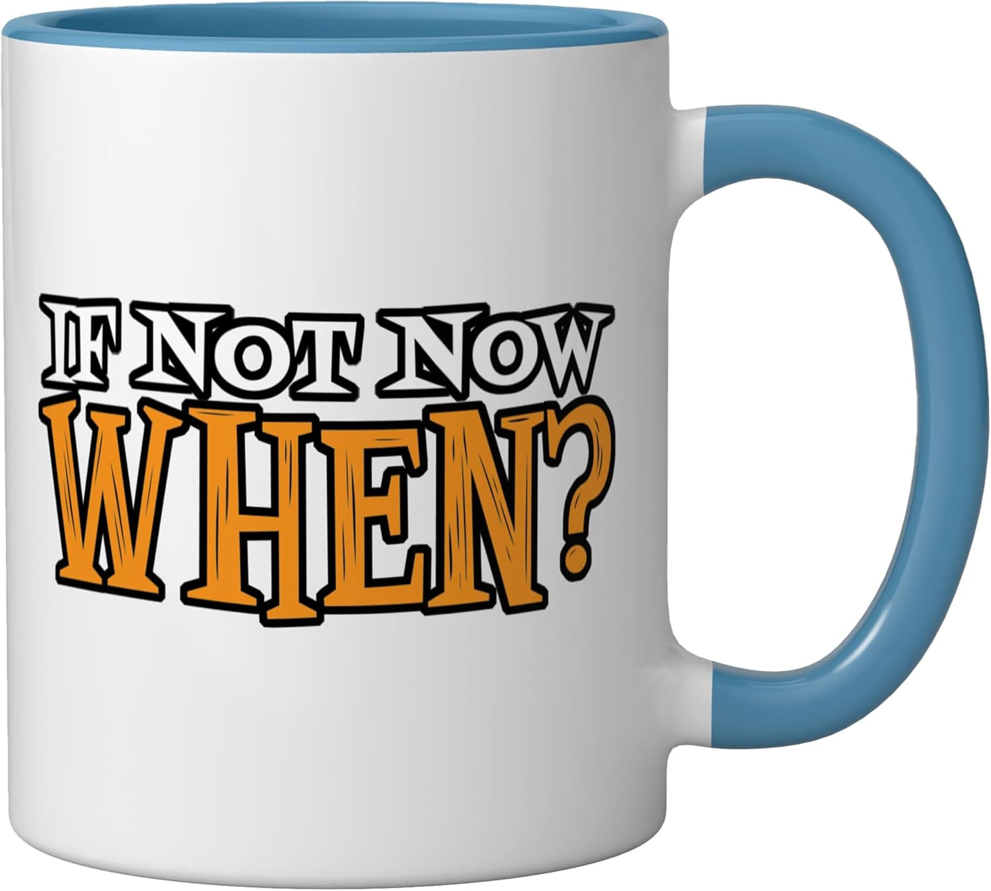Taza Cerámica Azul/Blanco