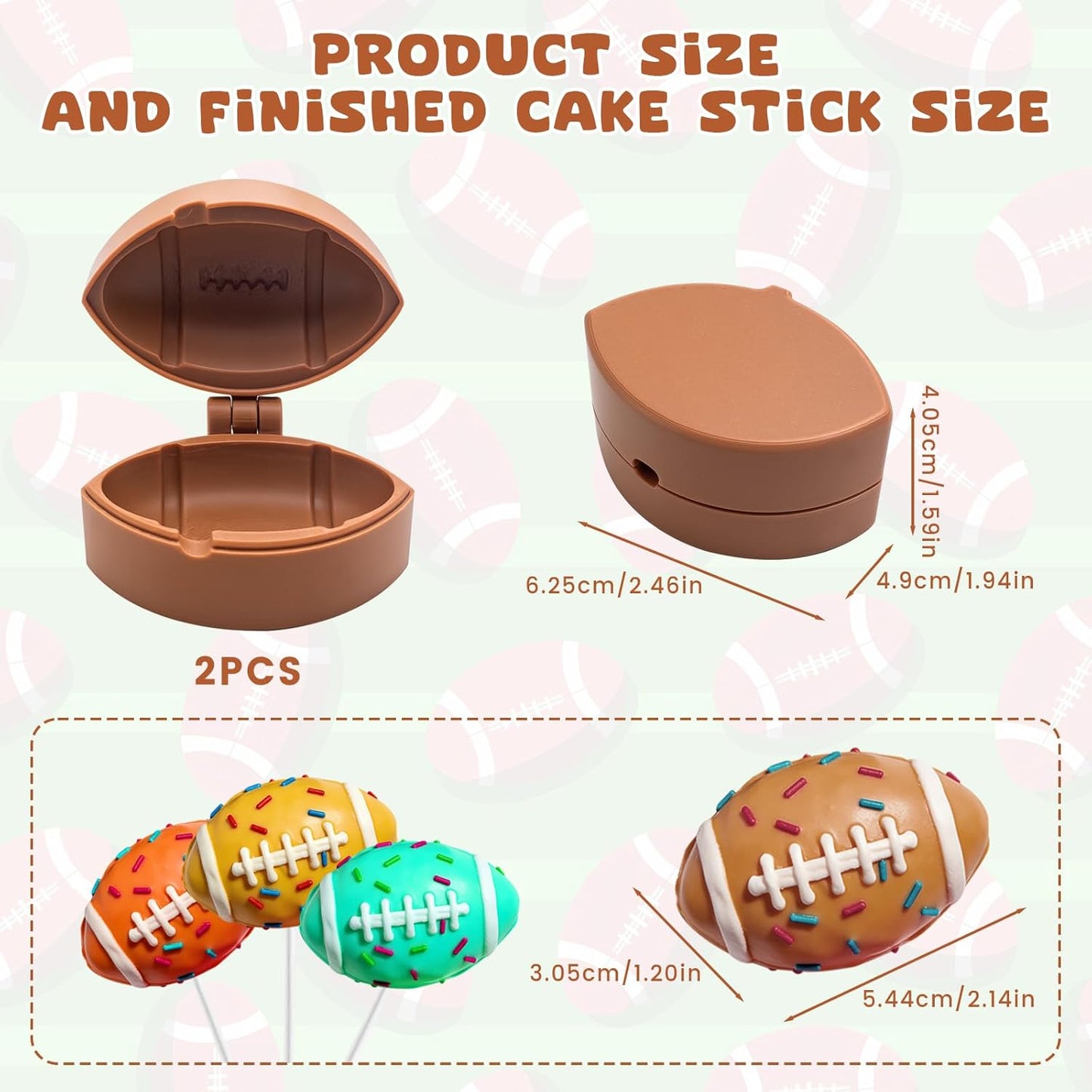 Moldes de fútbol para tartas y chocolate para el hogar y fiestas