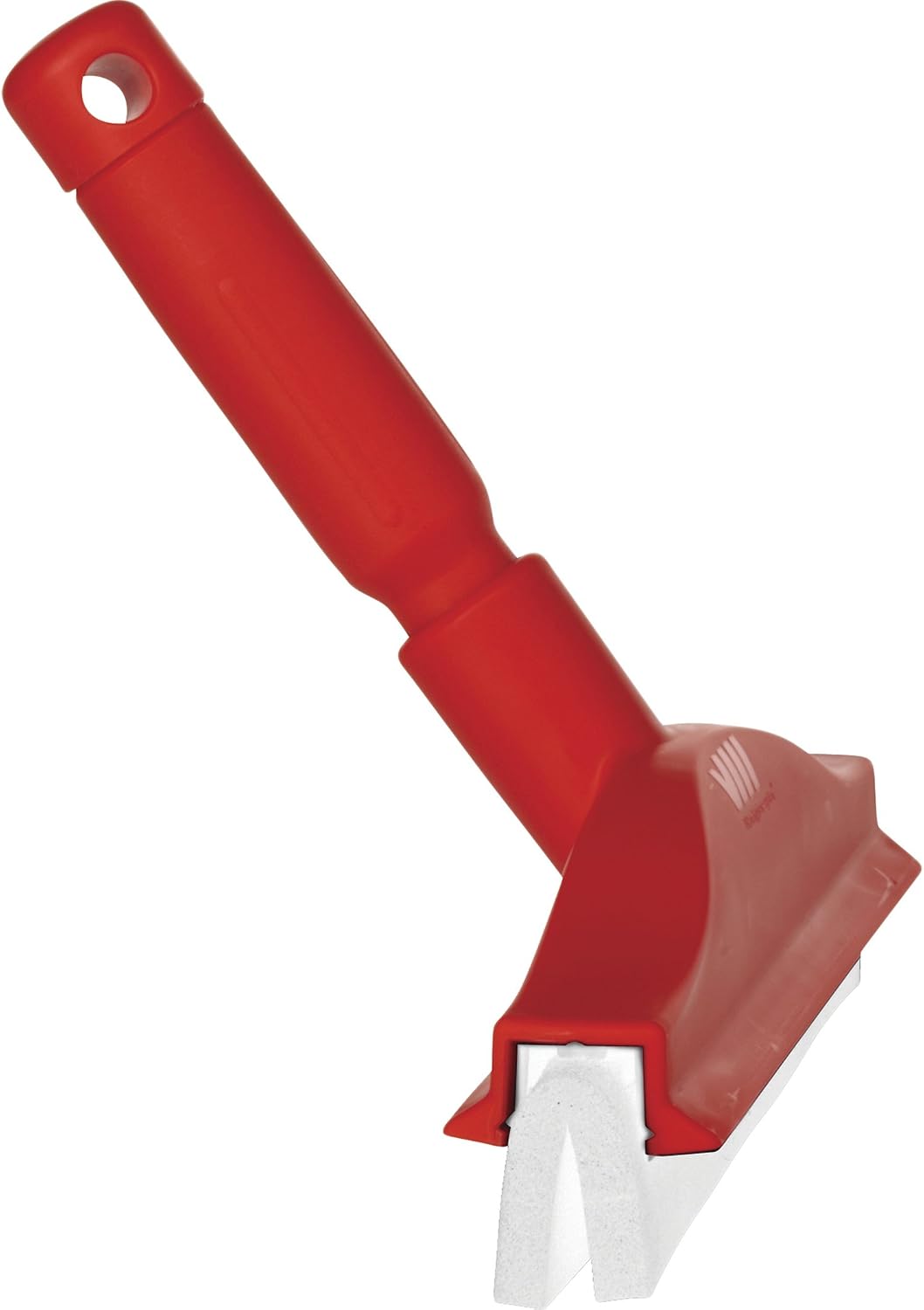 Escobilla goma banco 10" rojo