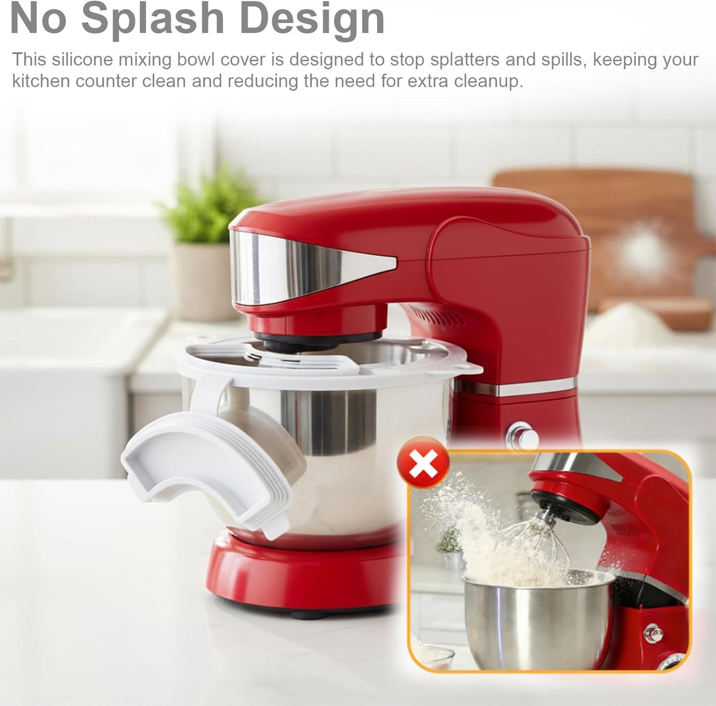 Cubierta silicona para tazon comp KitchenAid 4.5-5qt