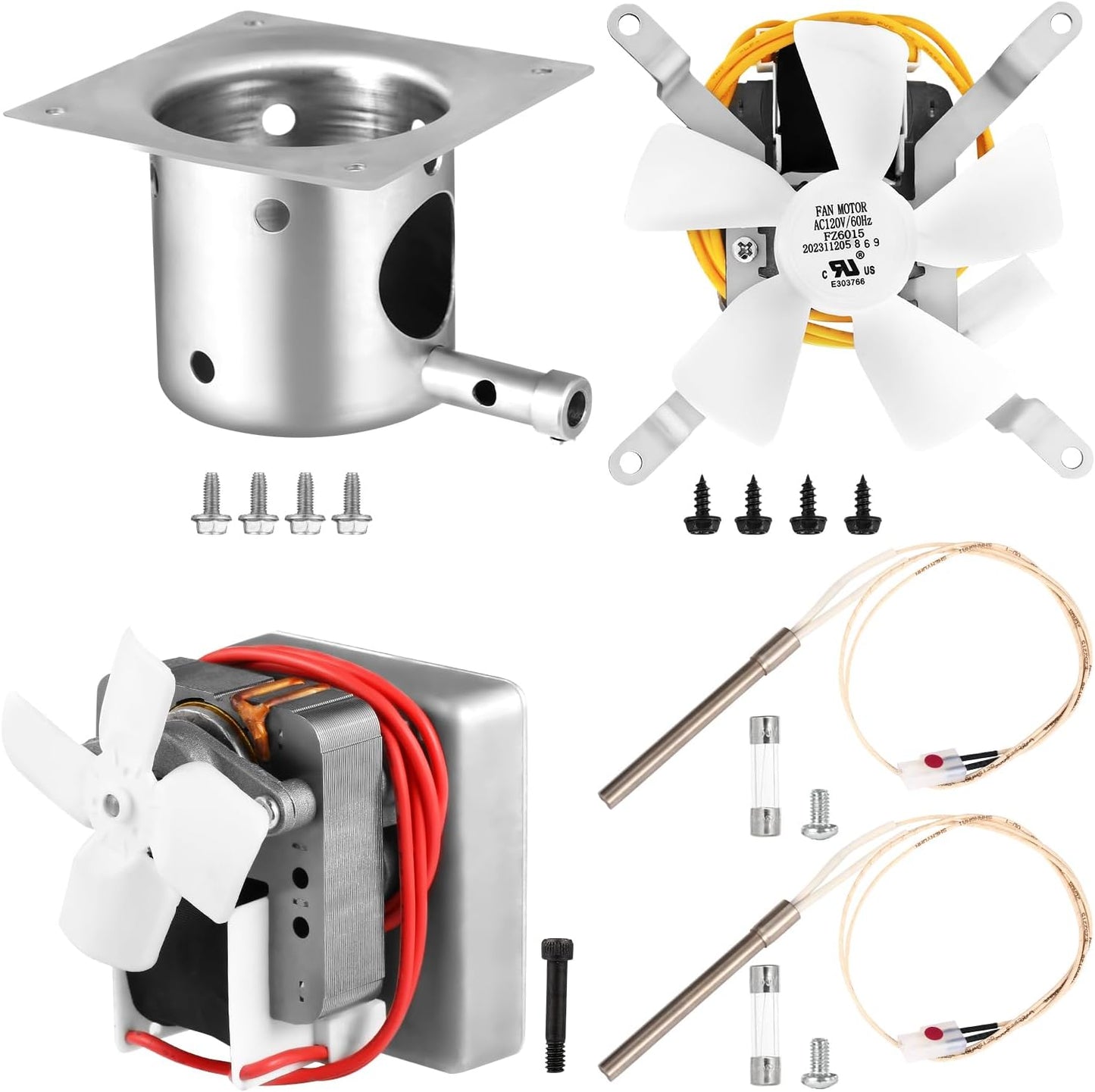 Kit repuesto parrilla motor barrena encendedor ventilador