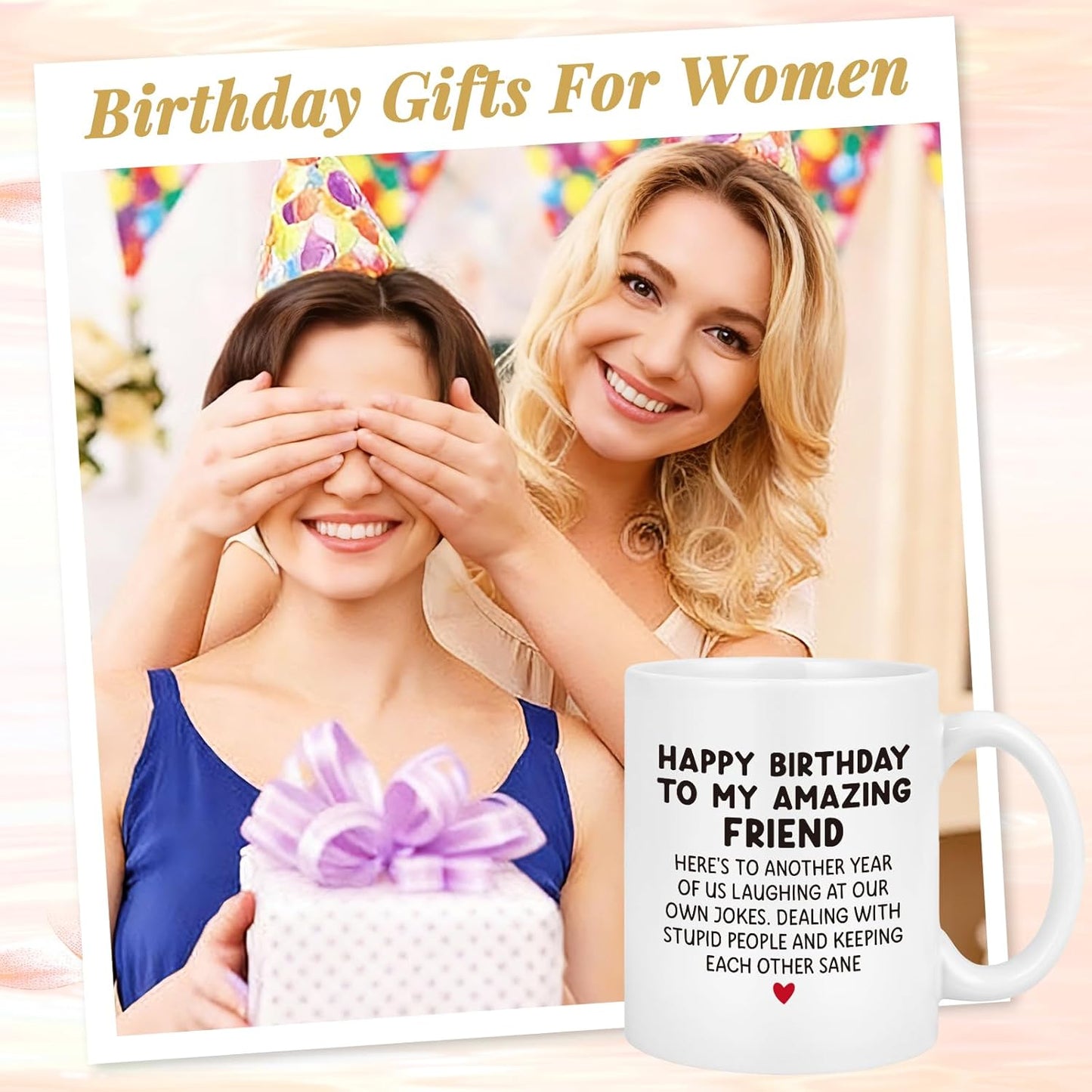 Taza Café Divertida Regalo Cumpleaños Mujeres Amigas