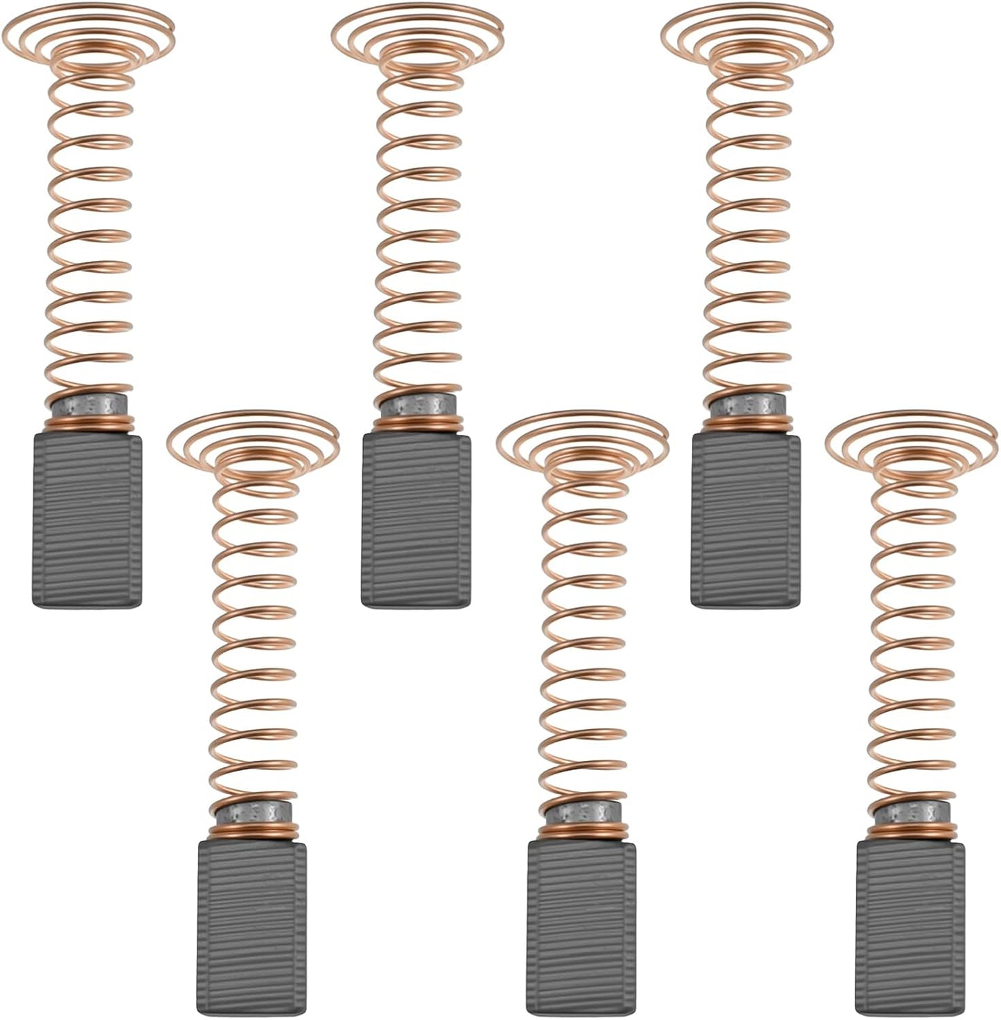 6 Cepillos Motor Repuesto Comp 100-595