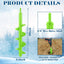 Broca taladro resistente 4x16pulg jardinera excavadora poste