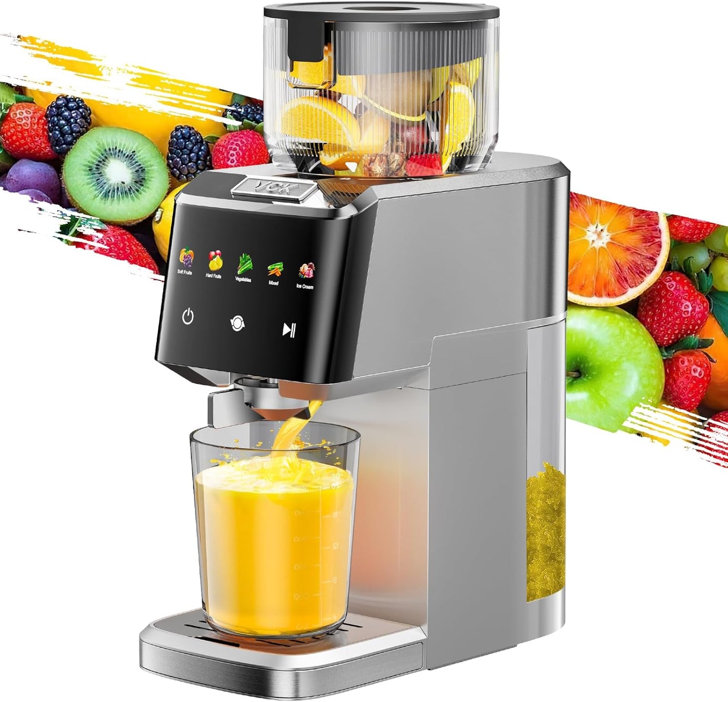 Extractor Jugos Alimentador 5.12" Tecnología Lenta