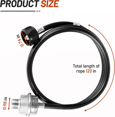 Filtro combustible propano 10ft para calentador Buddy