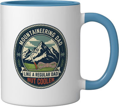 Taza Cerámica para Senderismo Día del Padre Azul/Blanco