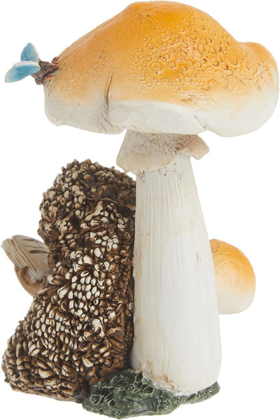 Libro erizo hadas miniatura terrario estatua seta